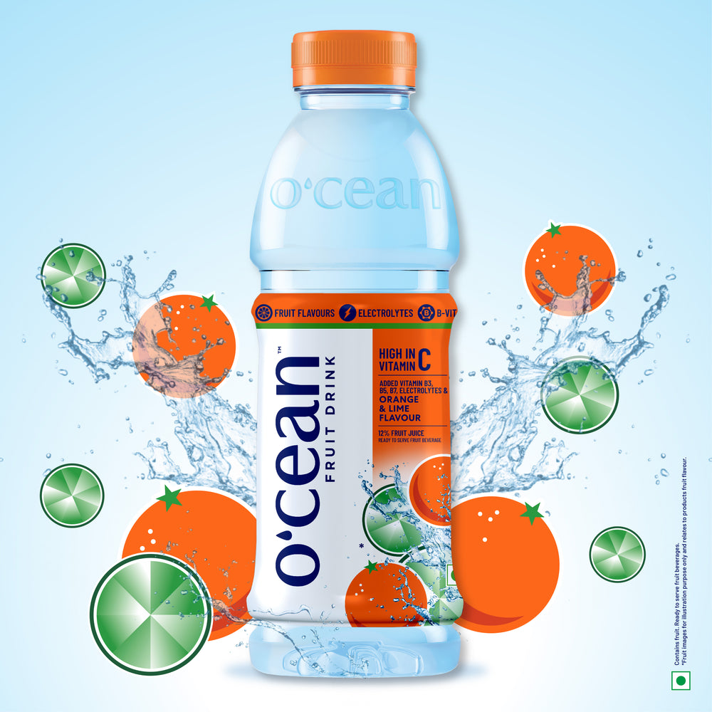 O'cean Fruit Water Orange & Lime