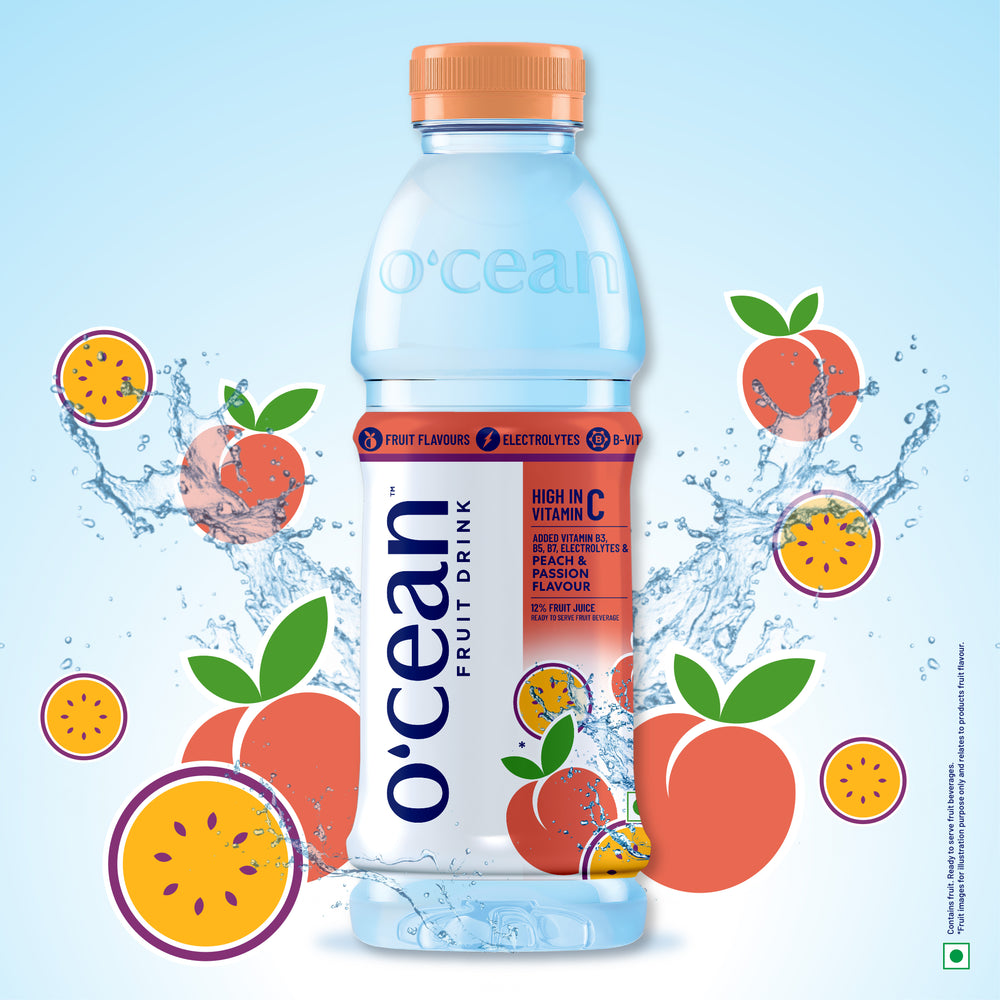 Ocean Fruit Water Passion Fruit & Peach