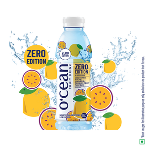 O'cean Fruit Water Zero Edition Mango & Passion Flavour