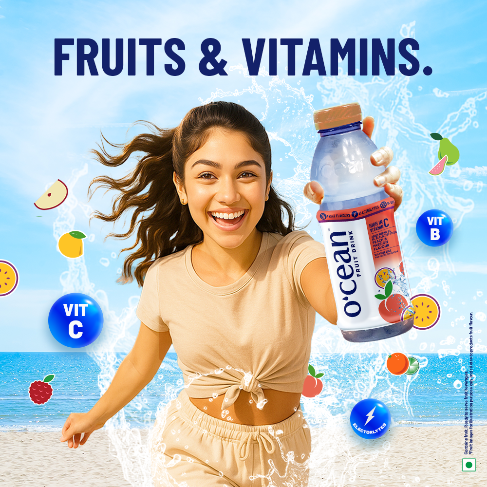Ocean Fruit Water Passion Fruit & Peach