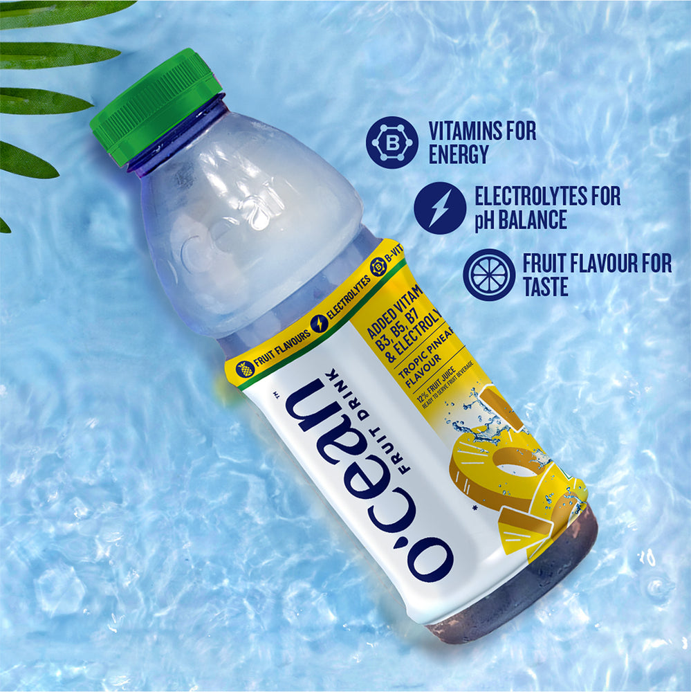 O'cean Fruit Water Tropic Pineapple Flavour