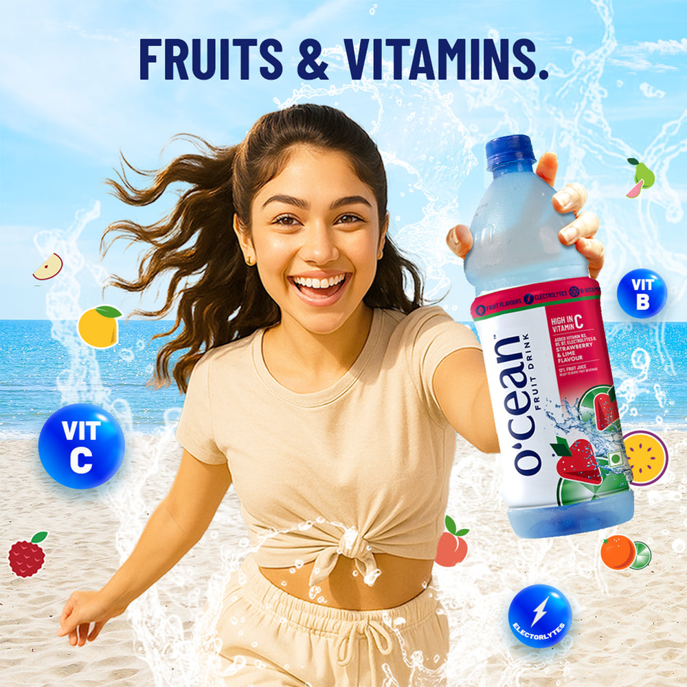 Ocean Fruit Drink Strawberry & Lime 1000 ML