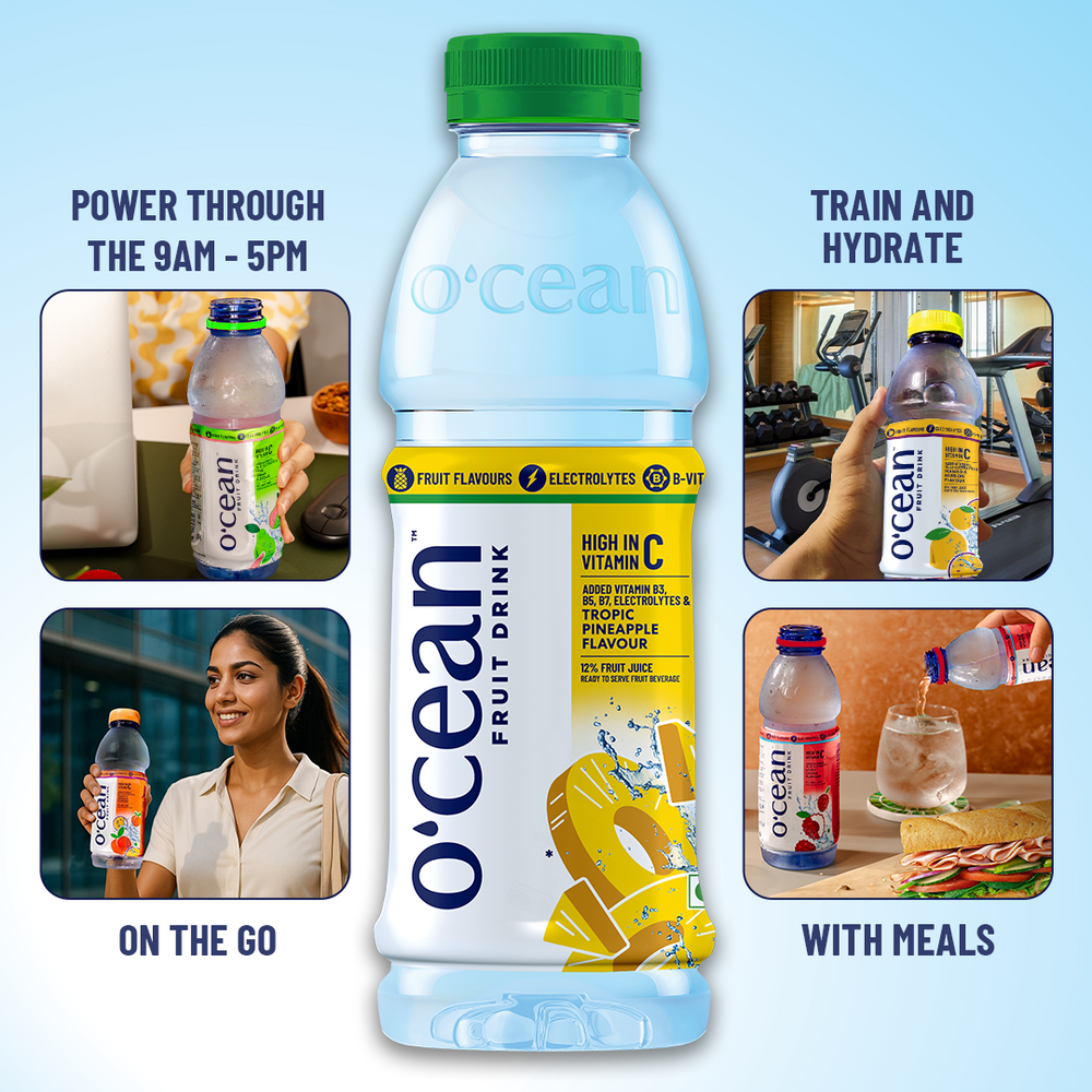 O'cean Fruit Water Tropic Pineapple Flavour