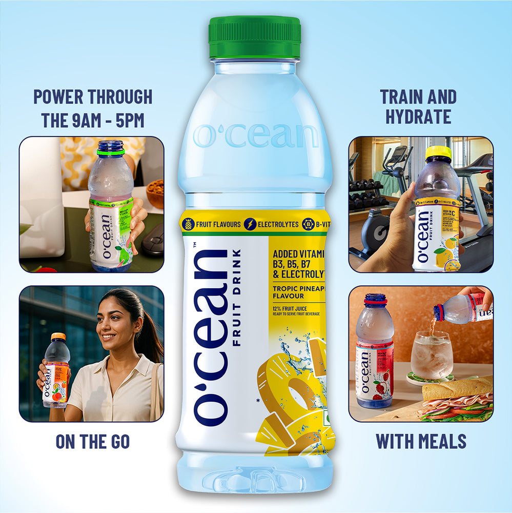 O'cean Fruit Water Tropic Pineapple Flavour