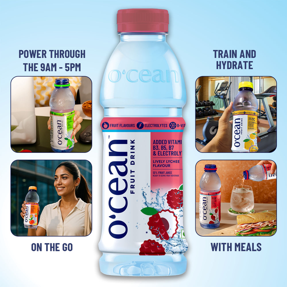 O'cean Fruit Drink Lively Lychee Flavour 500ml