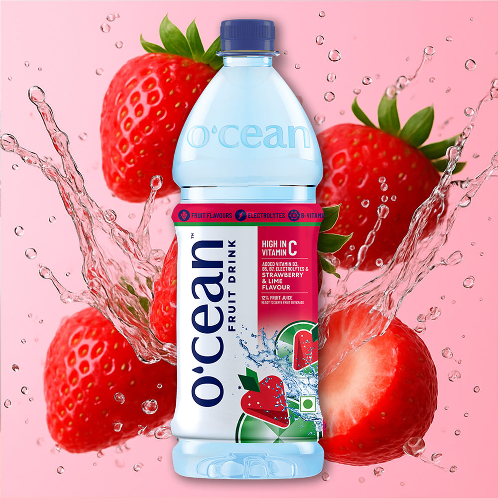 Ocean Fruit Drink Strawberry & Lime 1000 ML
