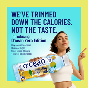 O'cean Fruit Water Zero Edition Mango & Passion Flavour