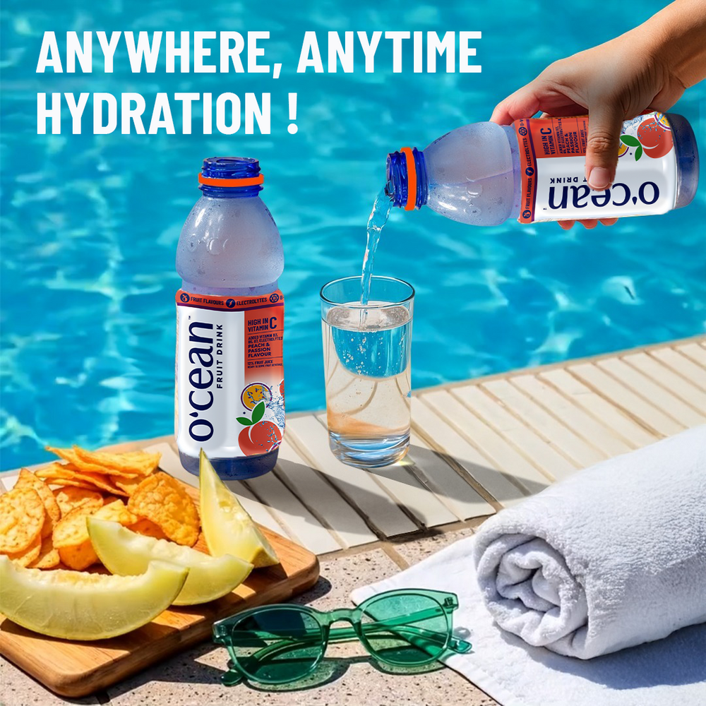 Ocean Fruit Water Passion Fruit & Peach