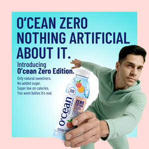 O'cean Fruit Water Zero Edition Peach & Passion Flavour