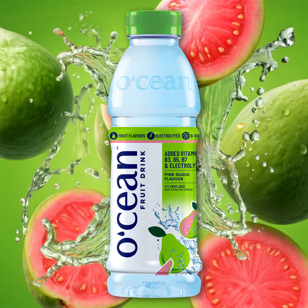 O'cean Fruit Drink Pink Guava Flavour 500ml