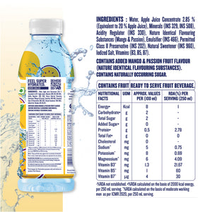 O'cean Fruit Water Zero Edition Mango & Passion Flavour