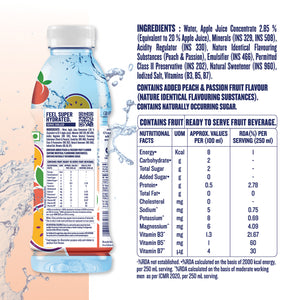 O'cean Fruit Water Zero Edition Peach & Passion Flavour