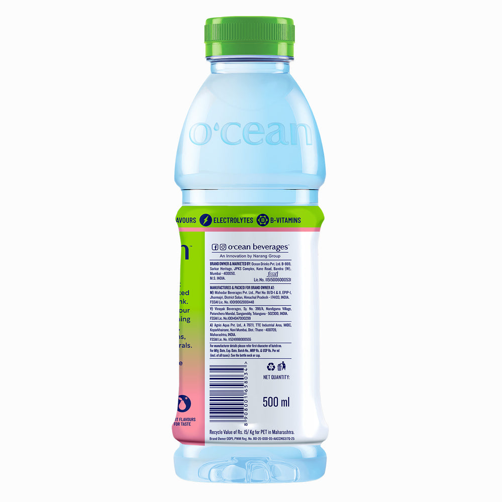 O'cean Fruit Drink Pink Guava Flavour 500ml