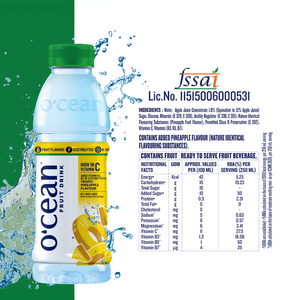 O'cean Fruit Water Tropic Pineapple Flavour