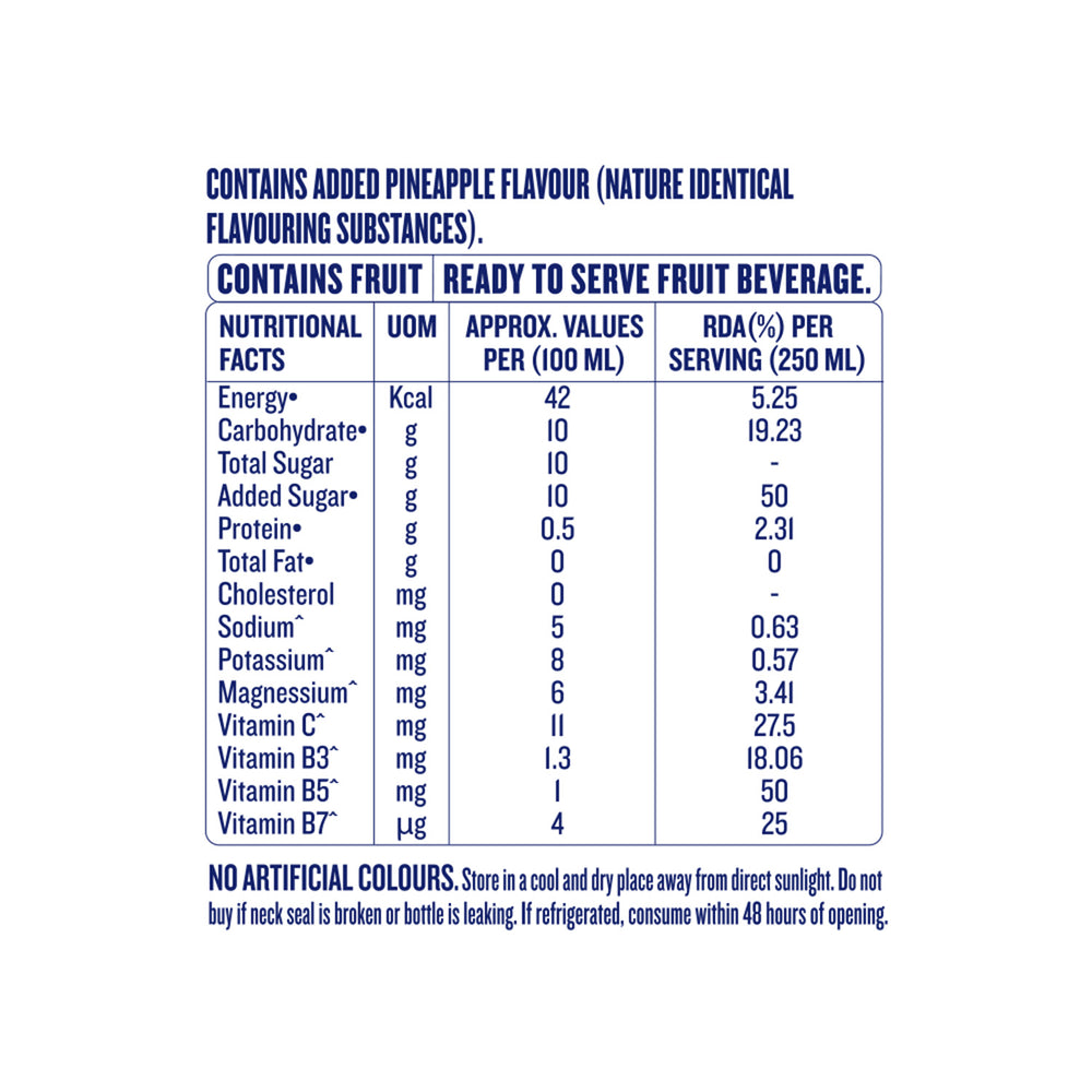 Ocean Fruit Drink Tropic Pineapple 1000 ML