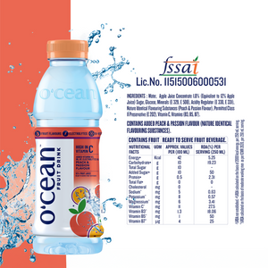 Ocean Fruit Water Passion Fruit & Peach