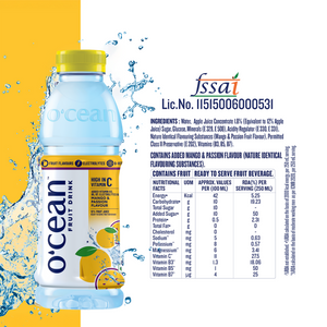 O'cean Fruit Water - Mango & Passion Fruit
