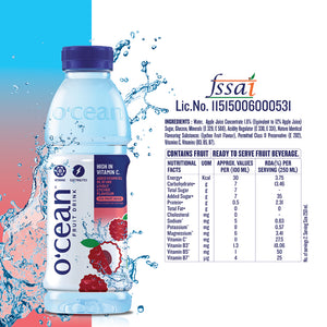 O’cean Fruit Water Lively Lychee Flavour