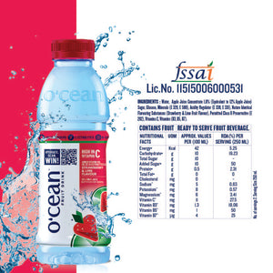 HSW -O'cean Fruit Water Strawberry Lime Flavour