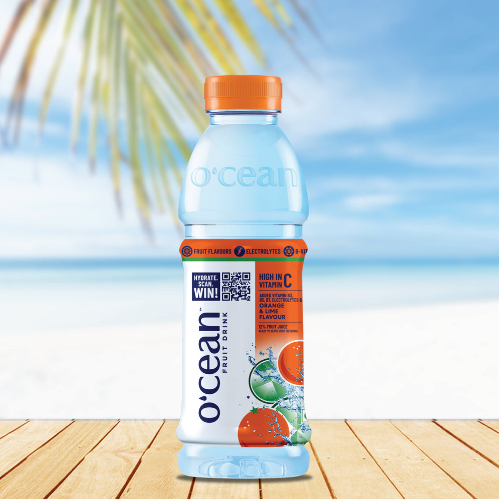 HSW -O'cean Fruit Water Orange & Lime – Ocean Beverages