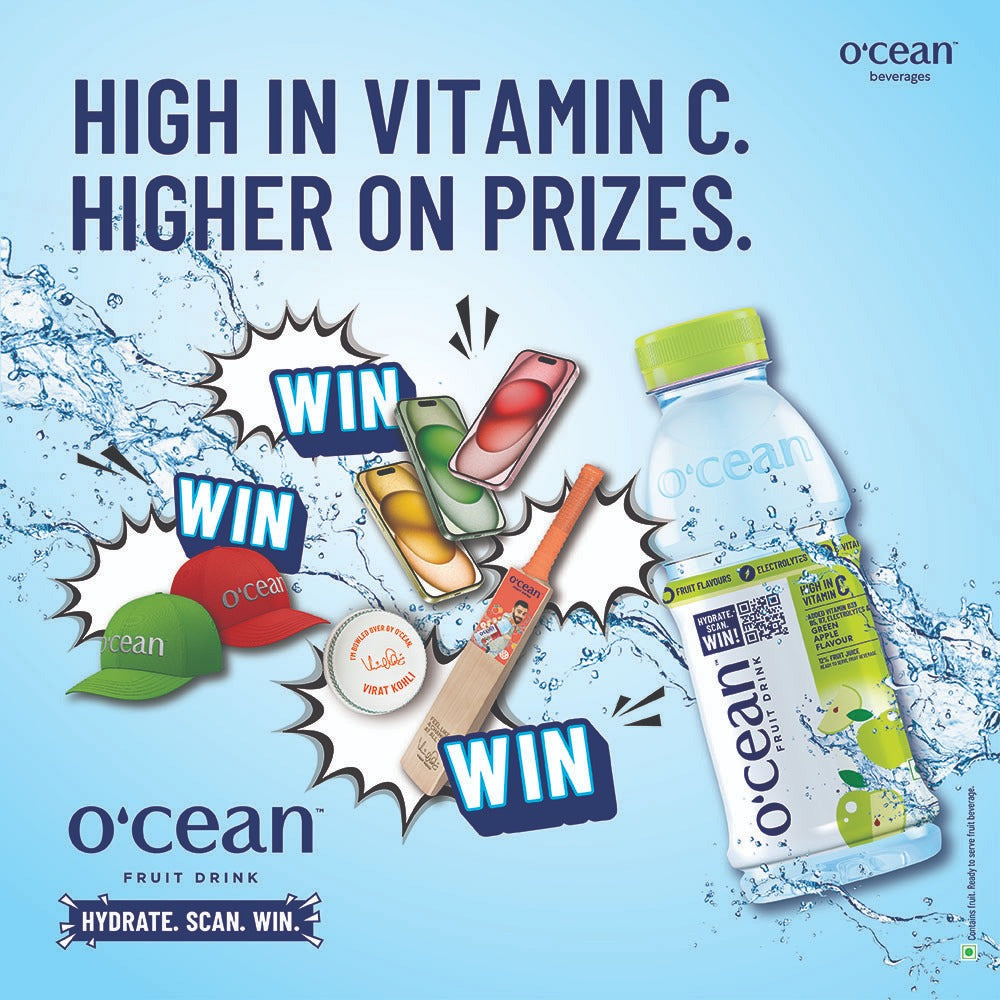 O'cean Fruit Water Green Apple -250ML