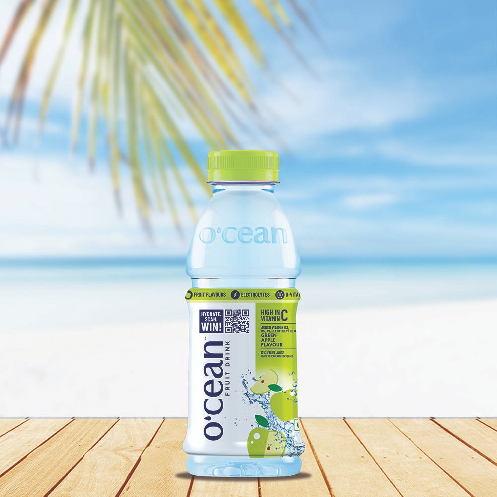 O'cean Fruit Water Green Apple -250ML