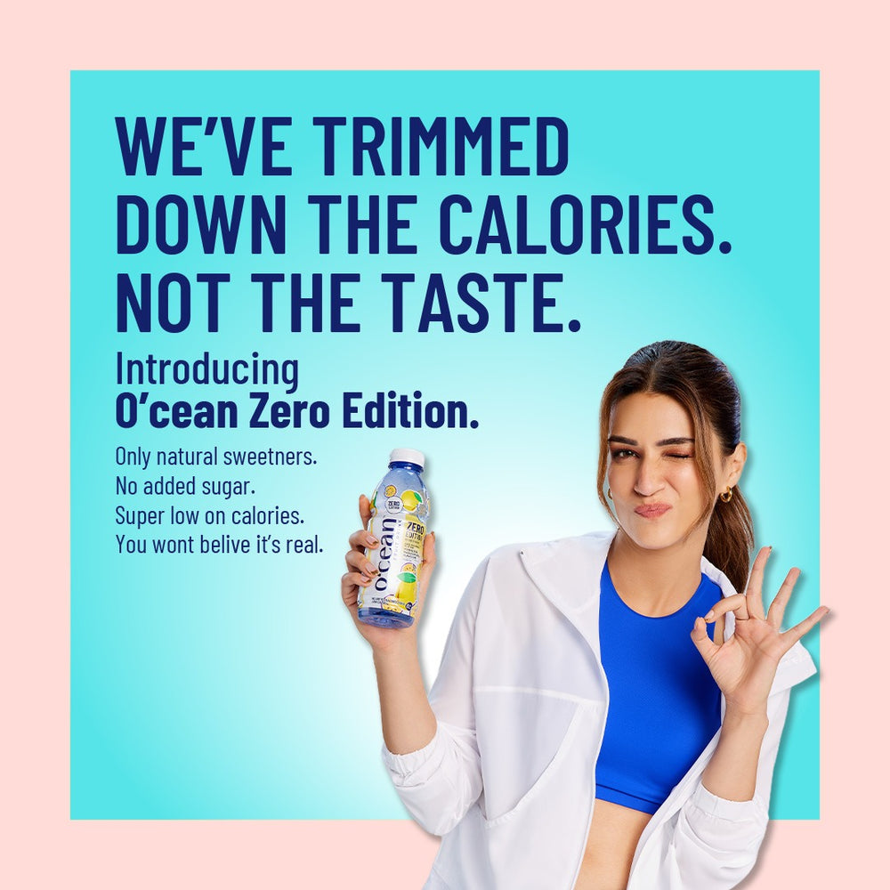 O'cean Fruit Drink Zero Edition Peach & Passionfruit Flavour  500ml