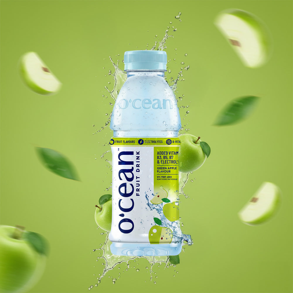 O'cean Fruit Water Green Apple -250ML