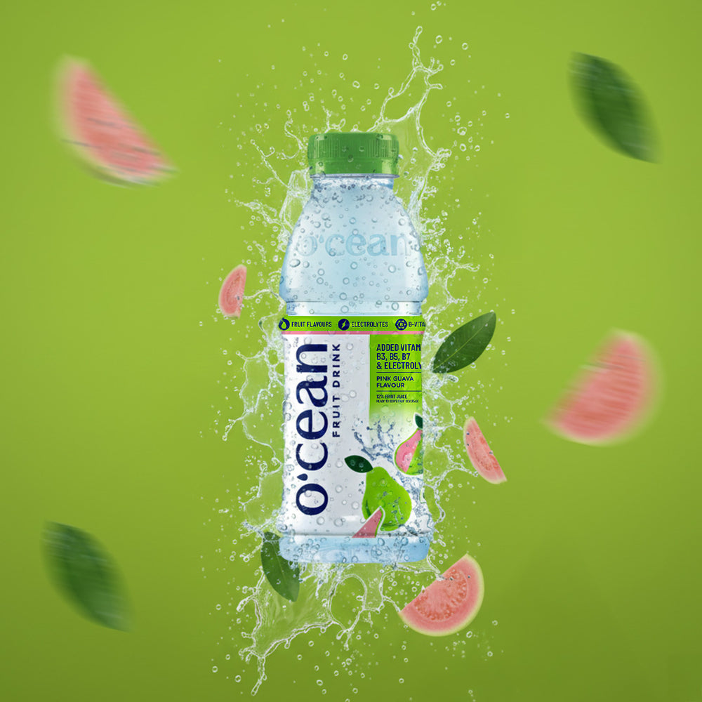 O'cean Fruit Water Pink Guava - 250ML