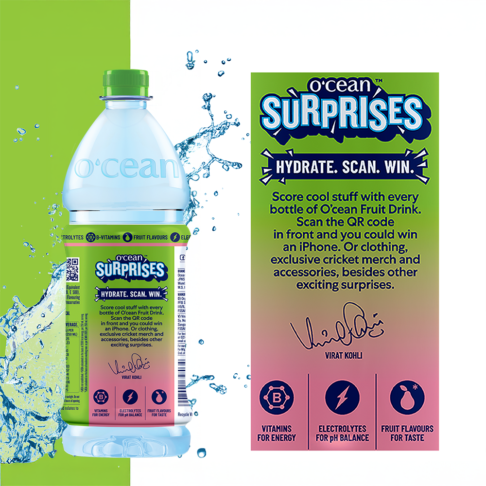 O'cean Fruit Water Pink Guava - 1L