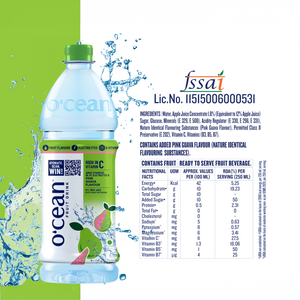 O'cean Fruit Water Pink Guava - 1L