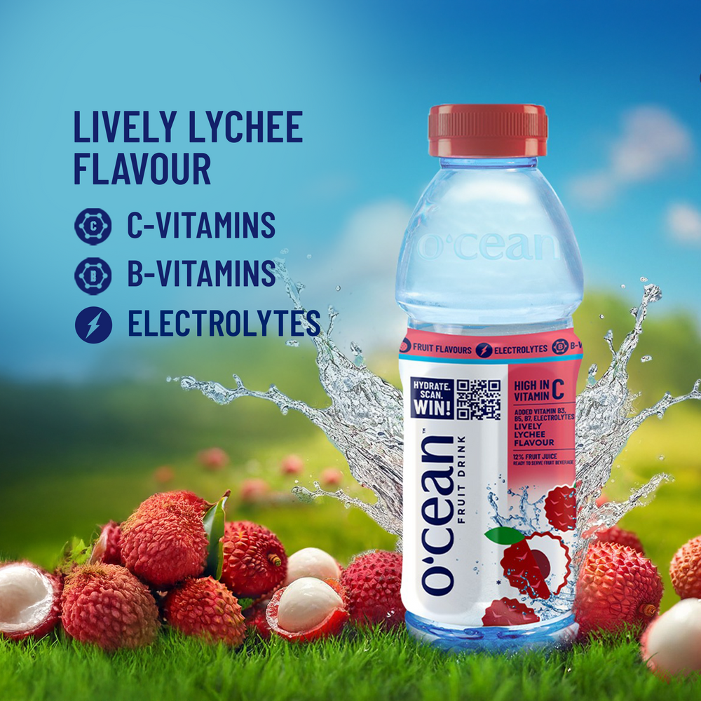 HSW-O’cean Fruit Water Lively Lychee Flavour
