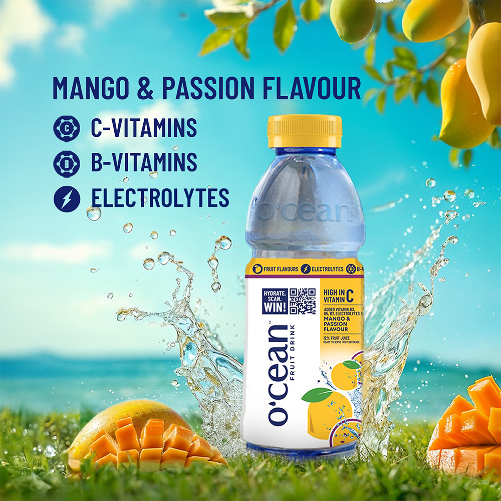 HSW-O'cean Fruit Water - Mango & Passion Fruit