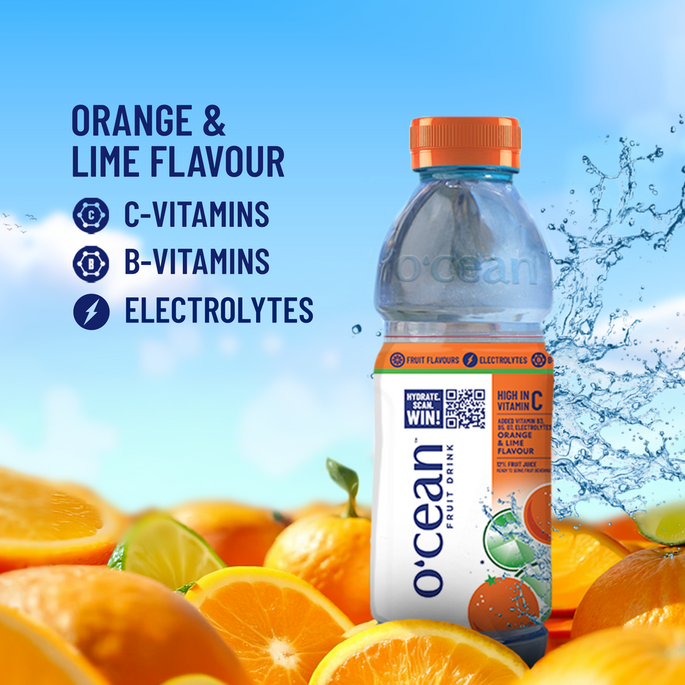 HSW -O'cean Fruit Water Orange & Lime
