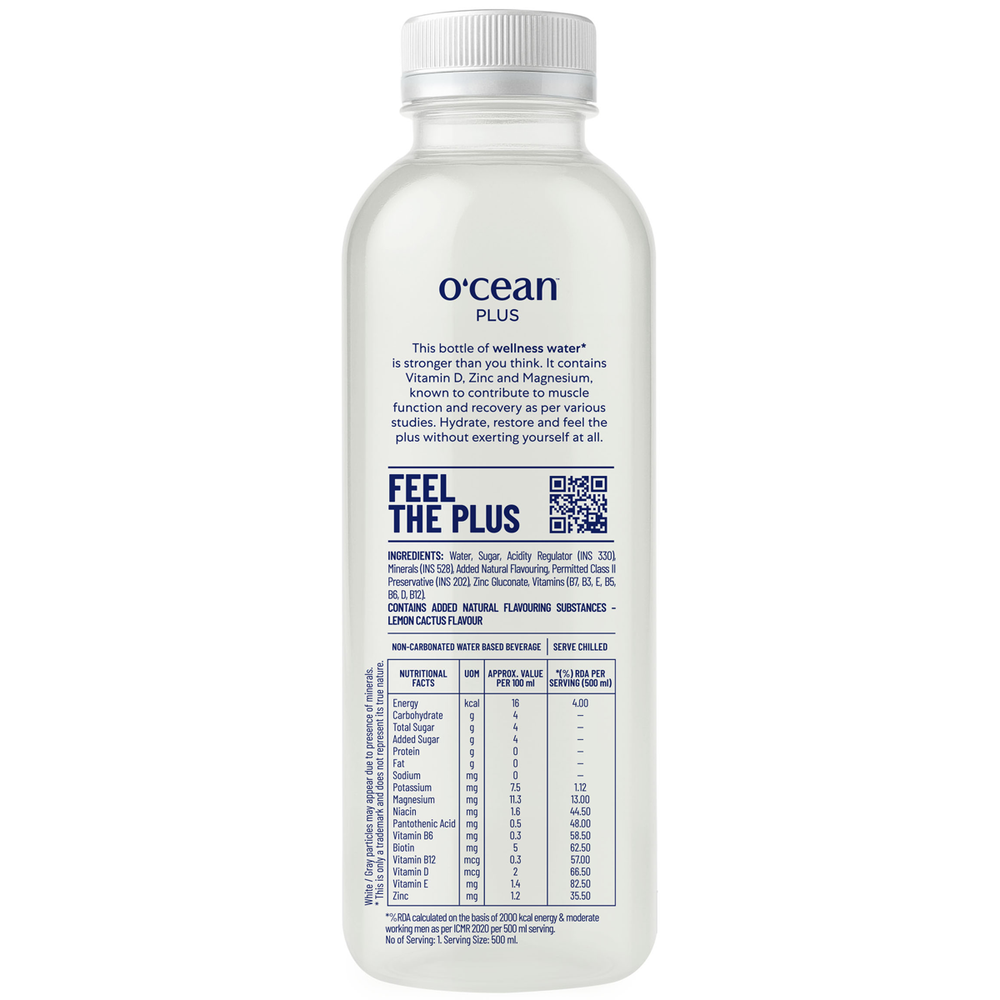 Ocean Plus Wellness water lemon cactus 500ml