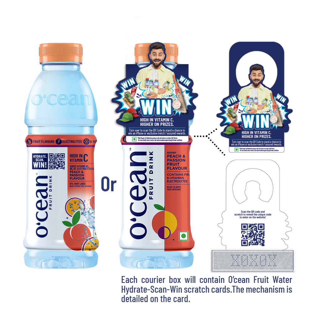 Ocean Fruit Water - Passion Fruit & Peach