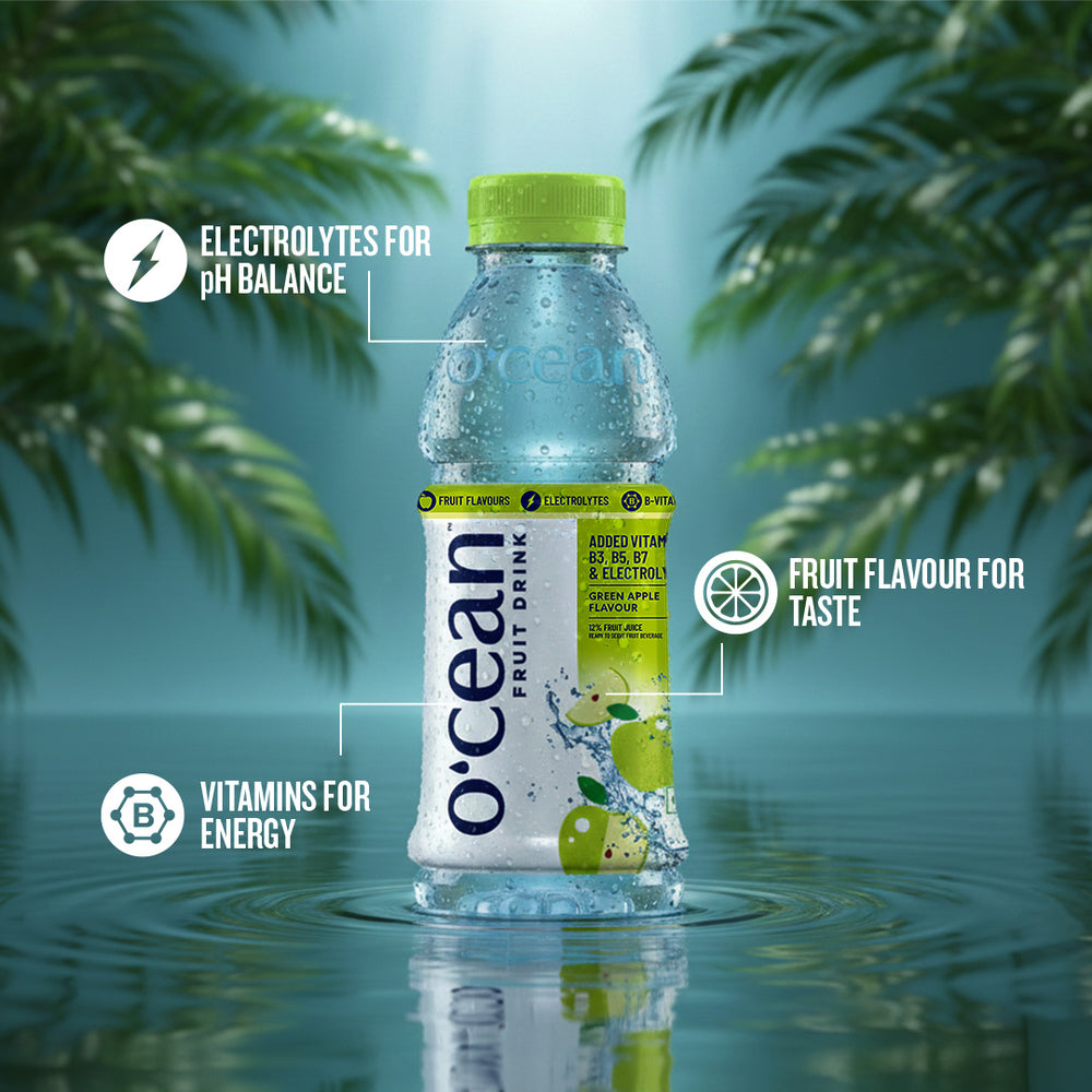 O'cean Fruit Water Green Apple -250ML
