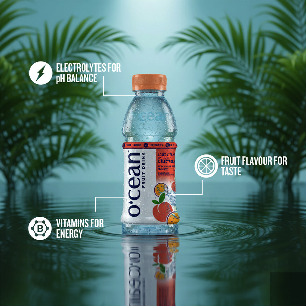 O'cean Fruit Water Peach & Passion - 250ML