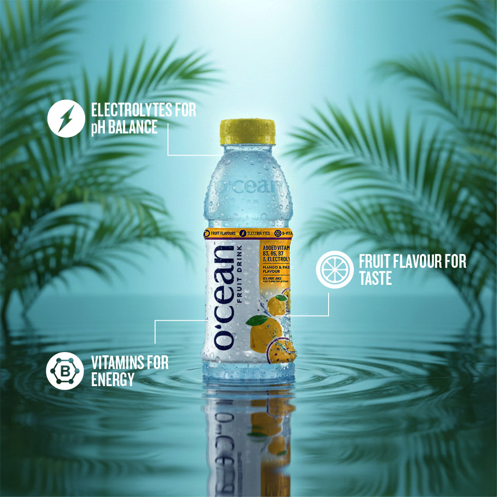 O'cean Fruit Water Mango & Passion -250ML