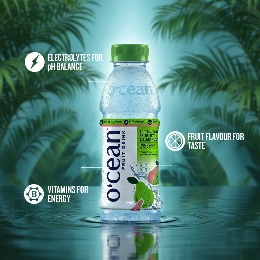 O'cean Fruit Water Pink Guava - 250ML